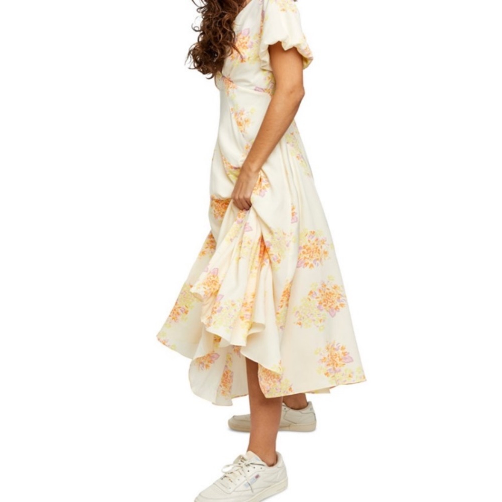 NWT Free People Laura Printed Floral Maxi Dress - Picture 7 of 8